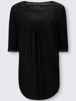 T-shirt détails en dentelle tendance