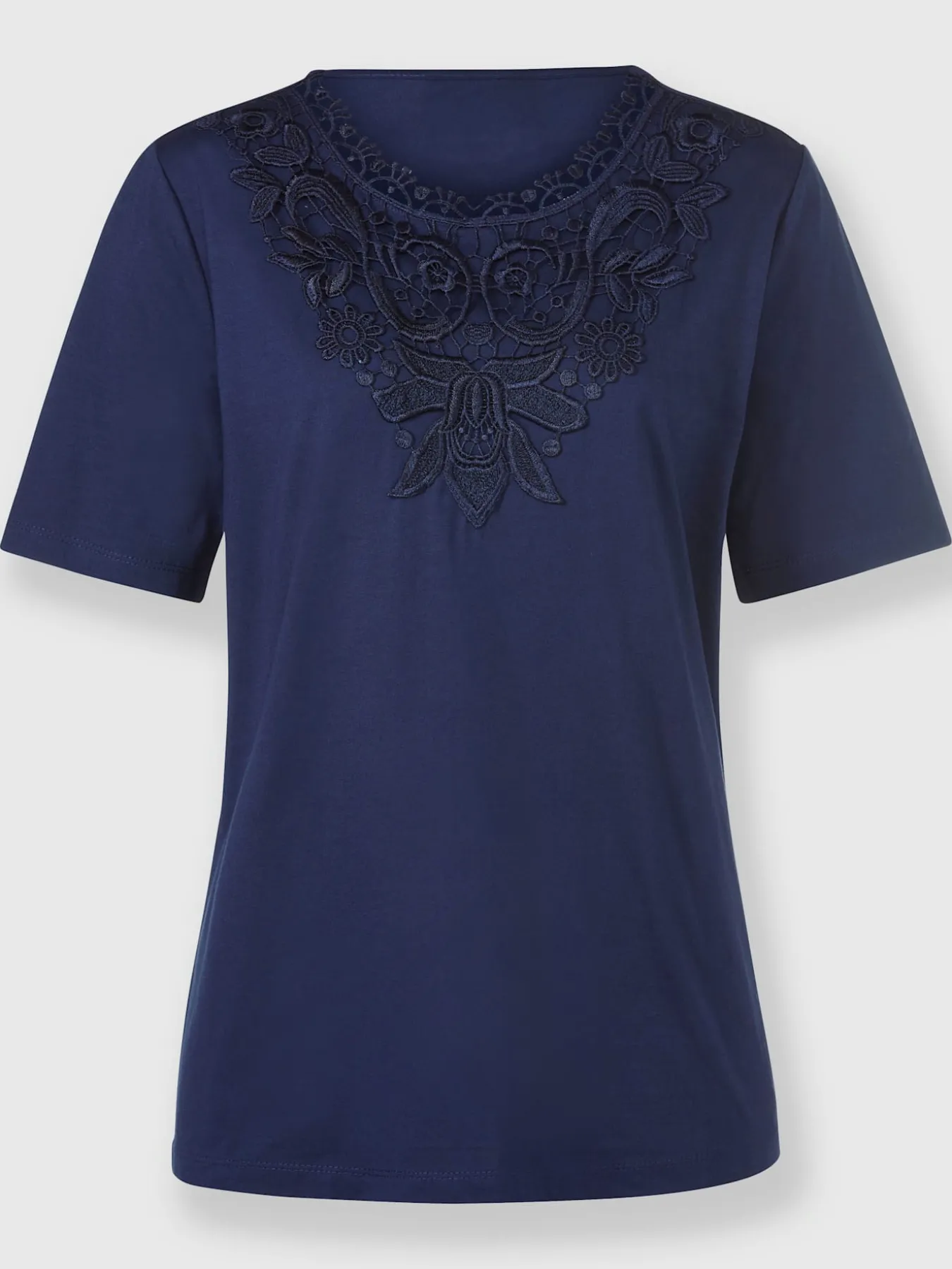 T-shirt en dentelle 50% modal