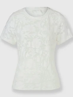T-shirt en dentelle avec dentelle