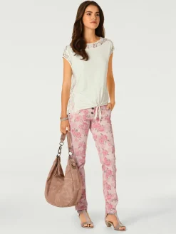 T-shirt en dentelle look romantique