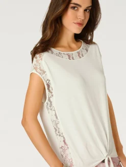 T-shirt en dentelle look romantique
