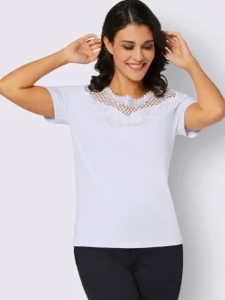 T-shirt en dentelle qualité lyocell estivale