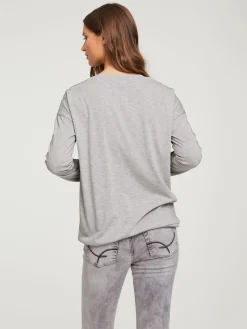 T-shirt en dentelle superbes empiècements en dentelle