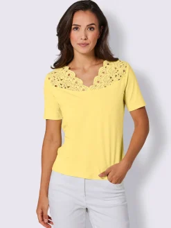 T-shirt en dentelle ultra-doux avec modal