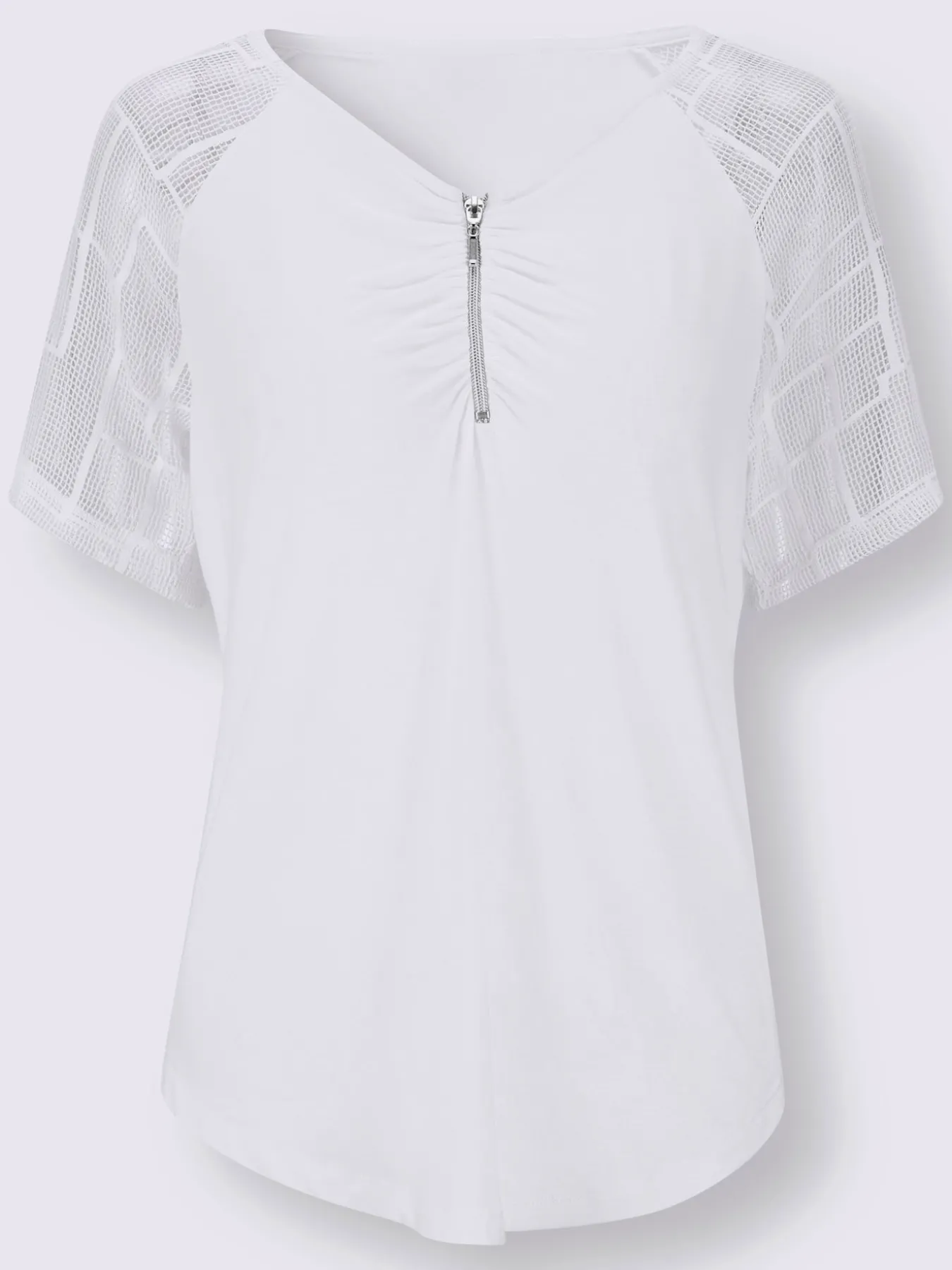 T-shirt en dentelle viscose