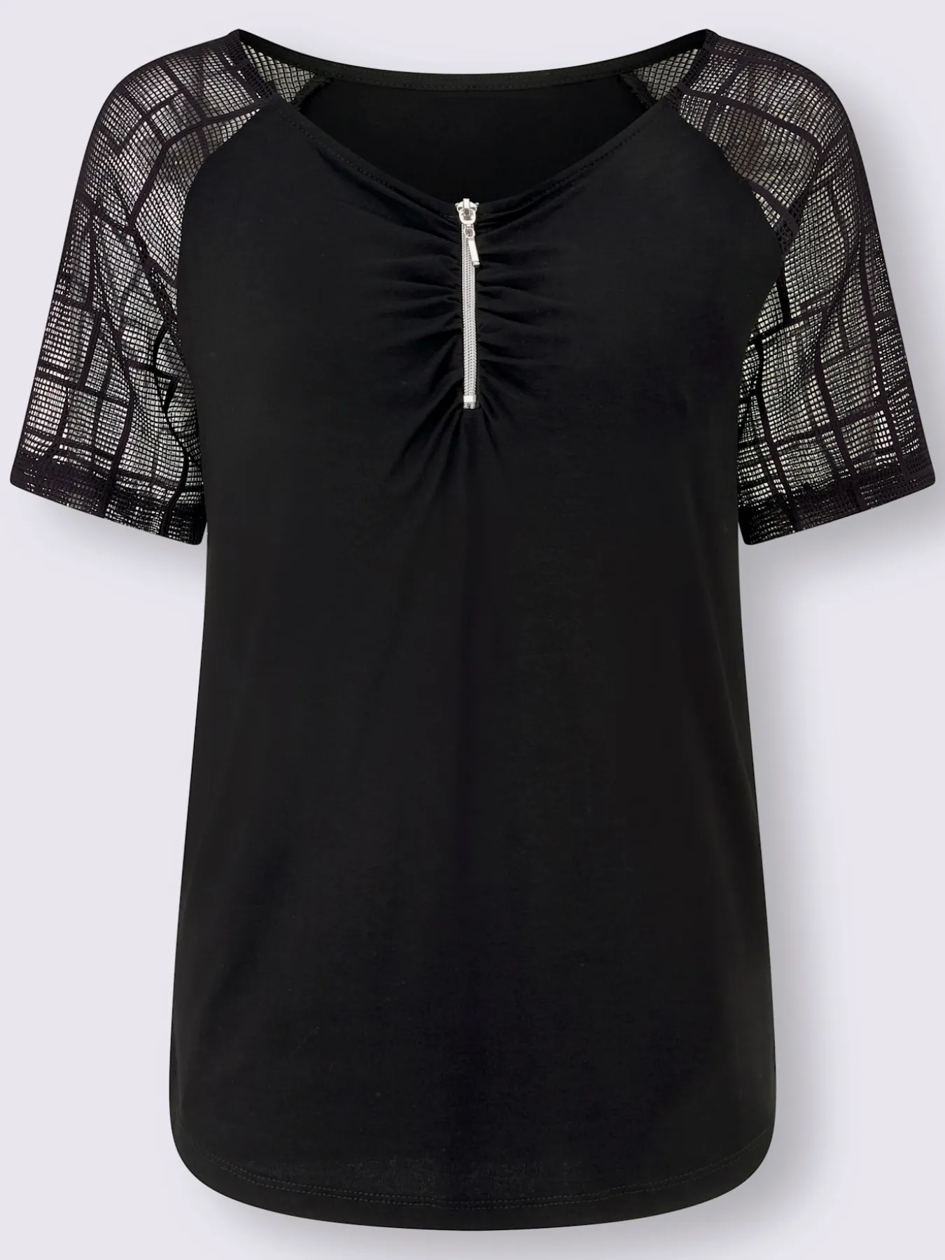 T-shirt en dentelle viscose