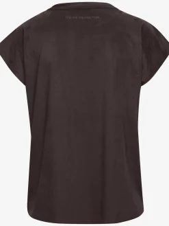 T-shirt en synthétique velours