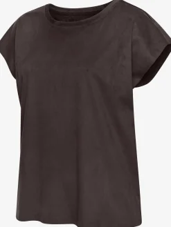 T-shirt en synthétique velours