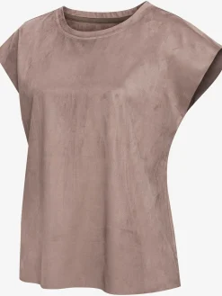 T-shirt en synthétique velours