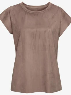 T-shirt en synthétique velours