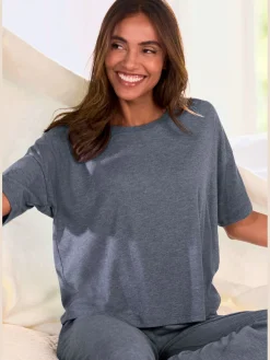 T-shirt en tricot côtelé