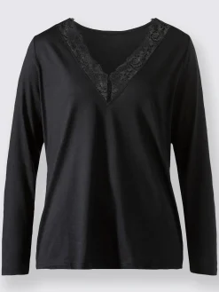 T-shirt en v 50% coton