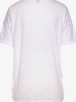 T-shirt en v encolure en v dégagée