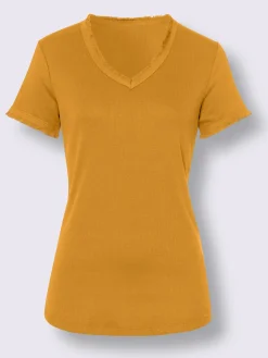 T-shirt en v qualité coton doux sur la peau
