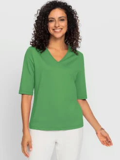 T-shirt en v toucher doux et agréable