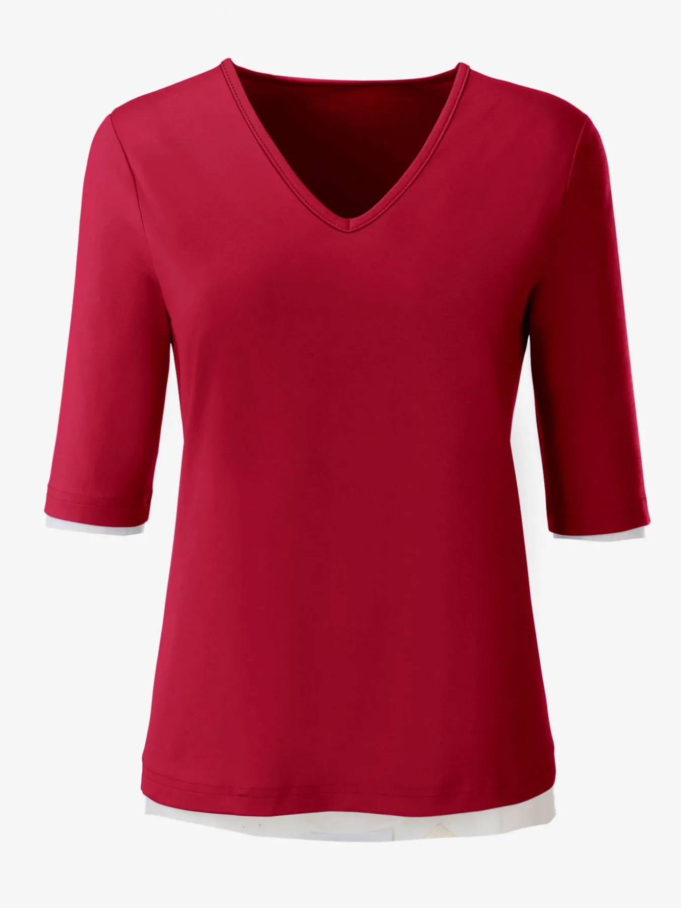T-shirt en v toucher doux et agréable