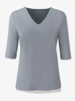 T-shirt en v toucher doux et agréable