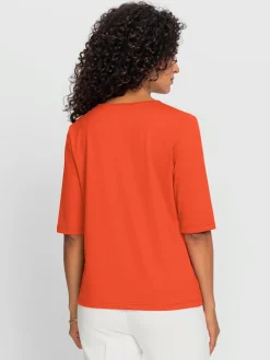 T-shirt en v toucher doux et agréable