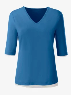 T-shirt en v toucher doux et agréable