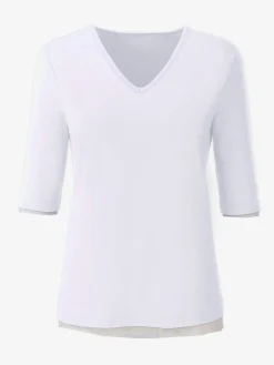 T-shirt en v toucher doux et agréable