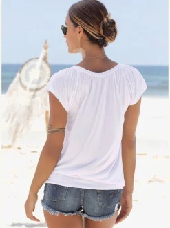 T-shirt en v t-shirt à manches courtes