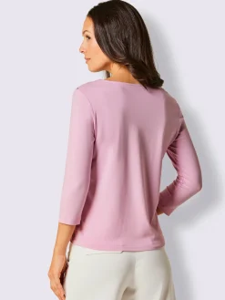 T-shirt en v ultra-doux avec modal