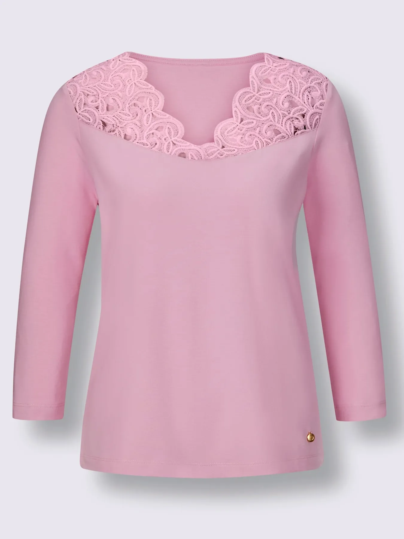 T-shirt en v ultra-doux avec modal