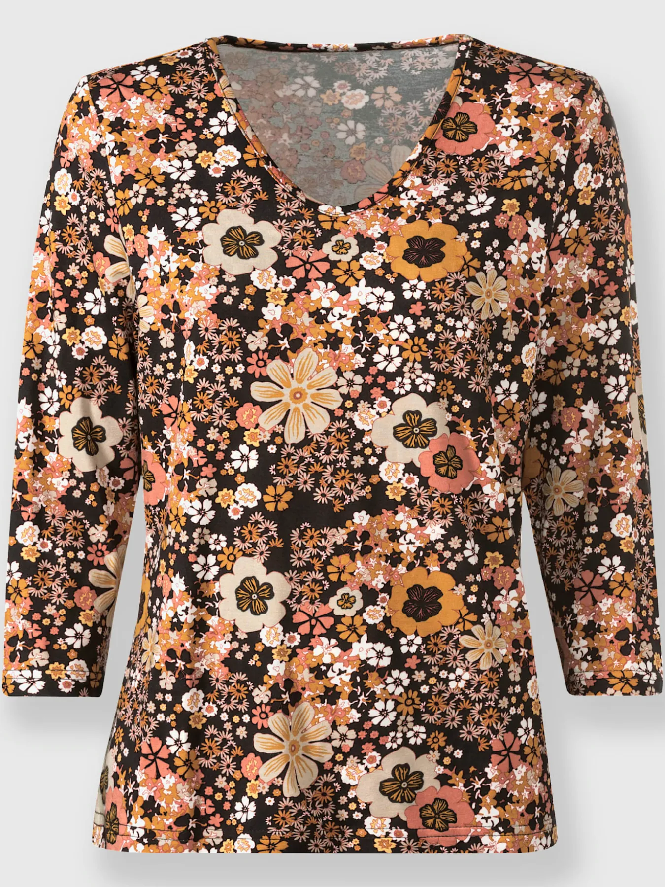 T-shirt en v viscose
