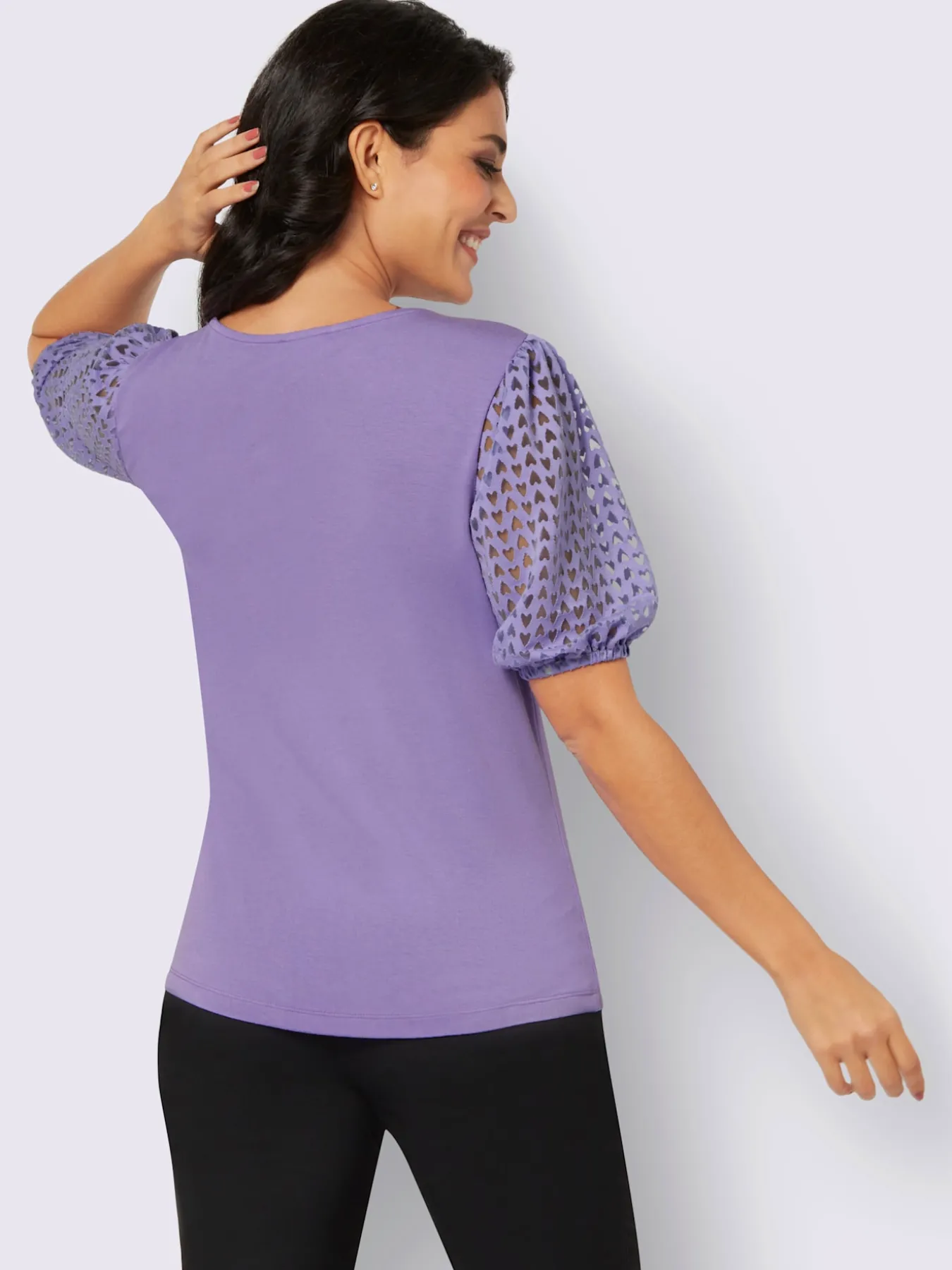T-shirt en v viscose