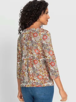 T-shirt en v viscose