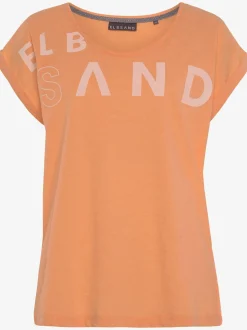 T-shirt encolure côtelée