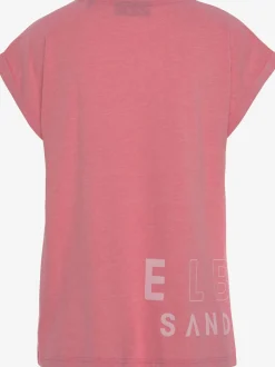 T-shirt encolure côtelée