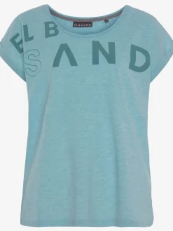 T-shirt encolure côtelée