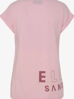 T-shirt encolure côtelée