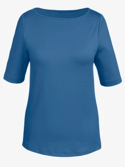 T-shirt encolure en u féminine