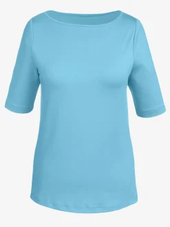 T-shirt encolure en u féminine