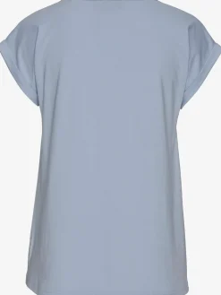 T-shirt encolure ronde dégagée
