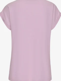 T-shirt encolure ronde dégagée