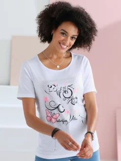 T-shirt femme imprimé tendance jeune