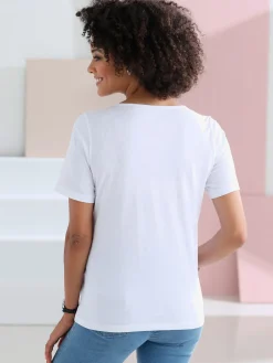 T-shirt femme imprimé tendance jeune