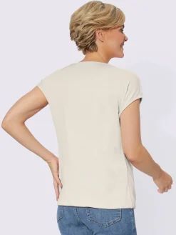 T-shirt femme élégant drapé