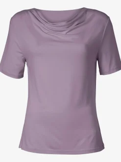 T-shirt féminin élégant col bénitier