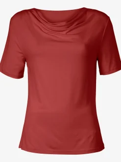 T-shirt féminin élégant col bénitier