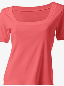 T-shirt grande encolure carrée
