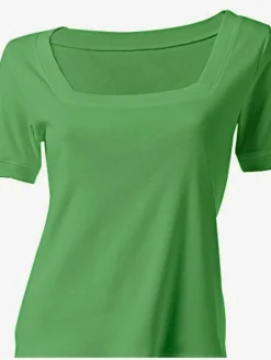 T-shirt grande encolure carrée