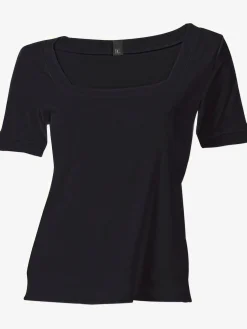 T-shirt grande encolure carrée