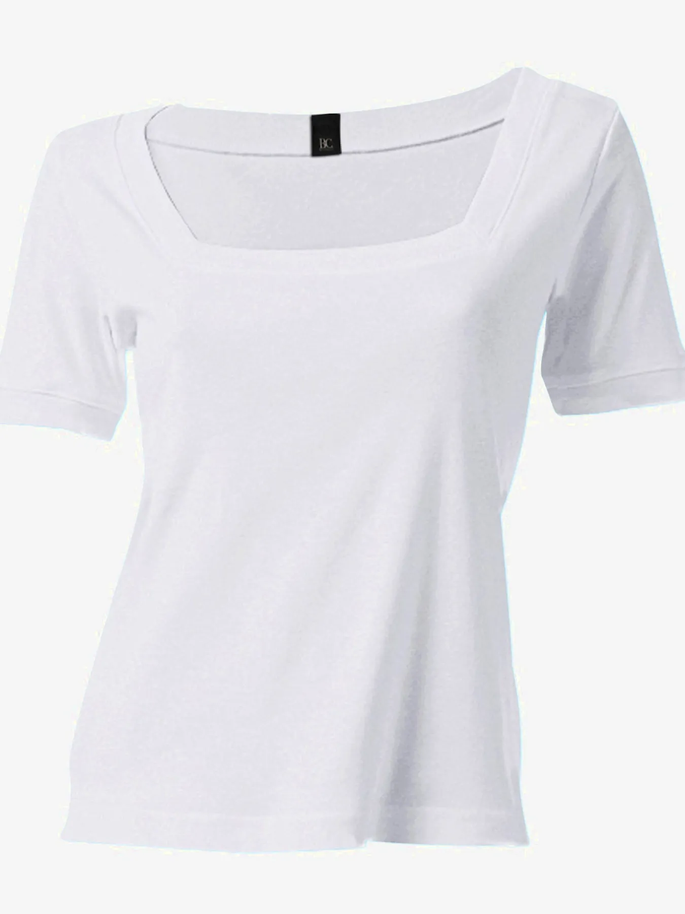 T-shirt grande encolure carrée