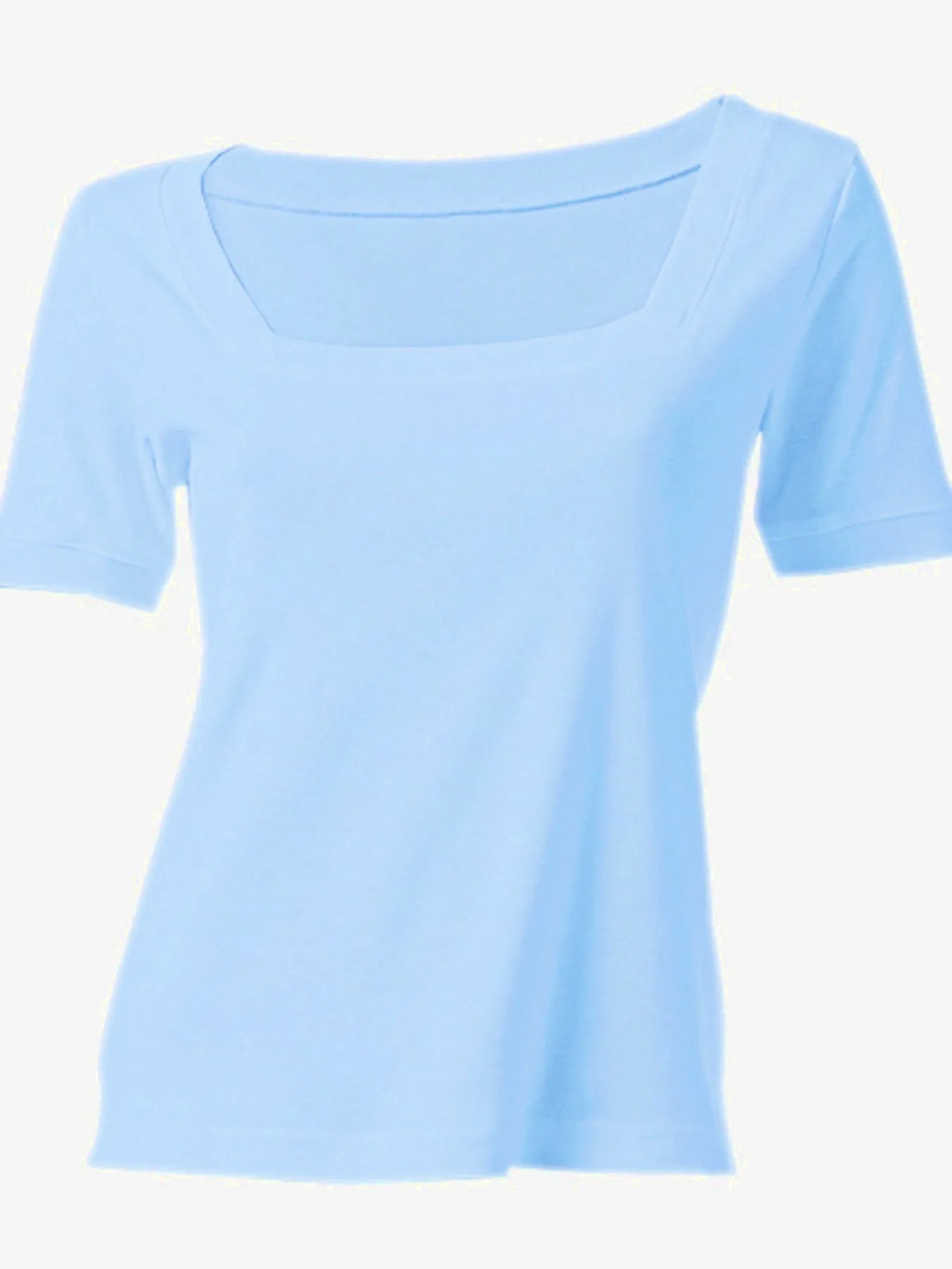 T-shirt grande encolure carrée