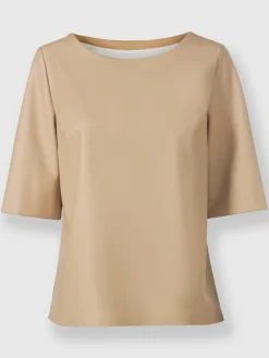 T-shirt imitation cuir souple