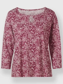 T-shirt imprimé 50% coton et 50% modal